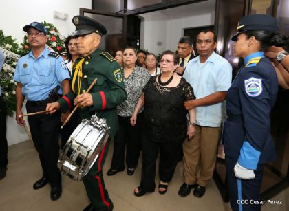 Vela de cuerpo presente del compañero René Núñez Téllez