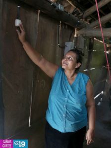 Electrificación en La Concepción, Chinandega