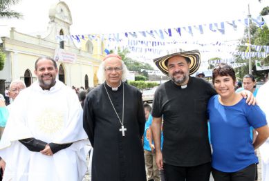Eucaristía del Cardenal Leopoldo Brenes en Dolores, Carazo