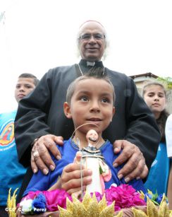 Eucaristía del Cardenal Leopoldo Brenes en Dolores, Carazo