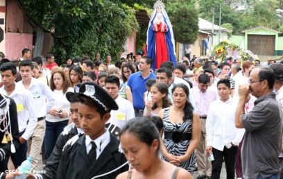Eucaristía del Cardenal Leopoldo Brenes en Dolores, Carazo