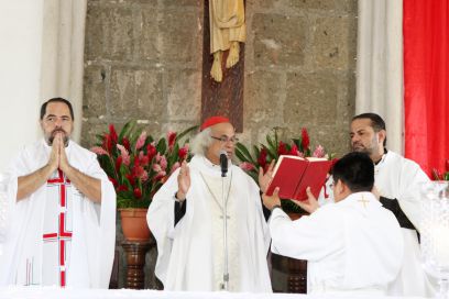 Eucaristía del Cardenal Leopoldo Brenes en Dolores, Carazo