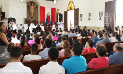 Eucaristía del Cardenal Leopoldo Brenes en Dolores, Carazo