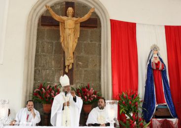 Eucaristía del Cardenal Leopoldo Brenes en Dolores, Carazo