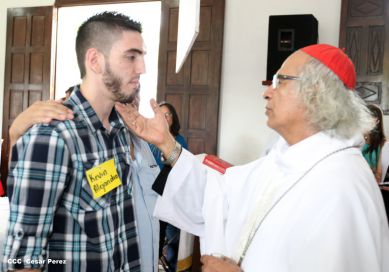 Eucaristía del Cardenal Leopoldo Brenes en Dolores, Carazo