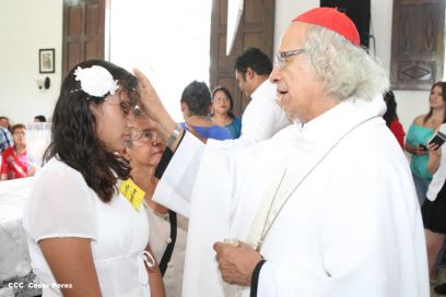 Eucaristía del Cardenal Leopoldo Brenes en Dolores, Carazo