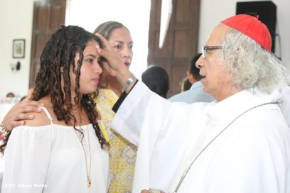 Eucaristía del Cardenal Leopoldo Brenes en Dolores, Carazo