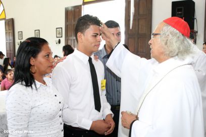 Eucaristía del Cardenal Leopoldo Brenes en Dolores, Carazo