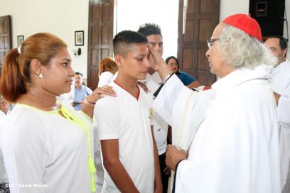 Eucaristía del Cardenal Leopoldo Brenes en Dolores, Carazo