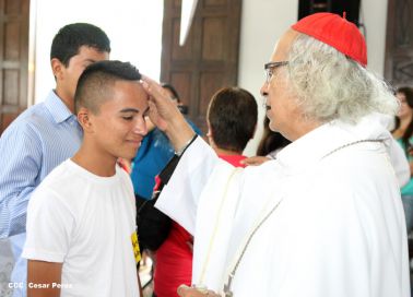 Eucaristía del Cardenal Leopoldo Brenes en Dolores, Carazo