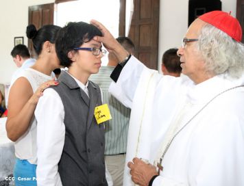 Eucaristía del Cardenal Leopoldo Brenes en Dolores, Carazo