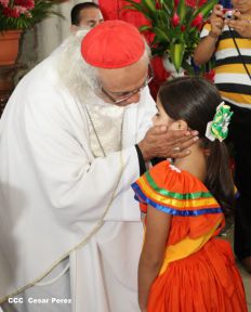 Eucaristía del Cardenal Leopoldo Brenes en Dolores, Carazo