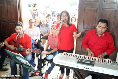 Eucaristía del Cardenal Leopoldo Brenes en Dolores, Carazo