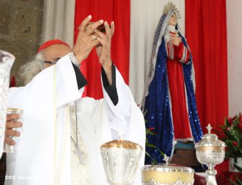 Eucaristía del Cardenal Leopoldo Brenes en Dolores, Carazo
