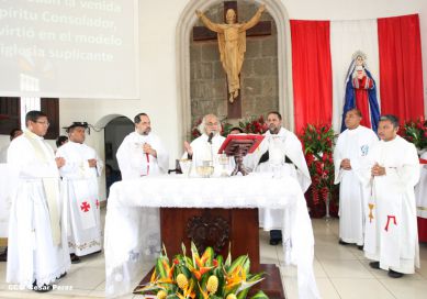 Eucaristía del Cardenal Leopoldo Brenes en Dolores, Carazo