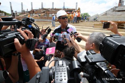 Recorrido por la construcción del Nuevo Estadio Nacional de Béisbol