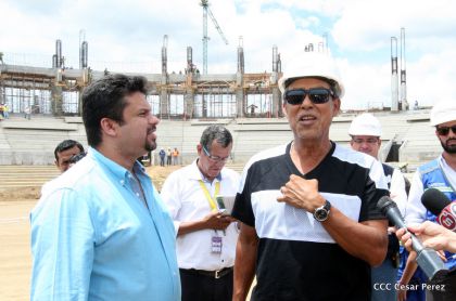 Recorrido por la construcción del Nuevo Estadio Nacional de Béisbol