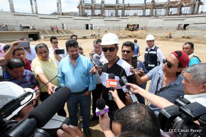 Recorrido por la construcción del Nuevo Estadio Nacional de Béisbol