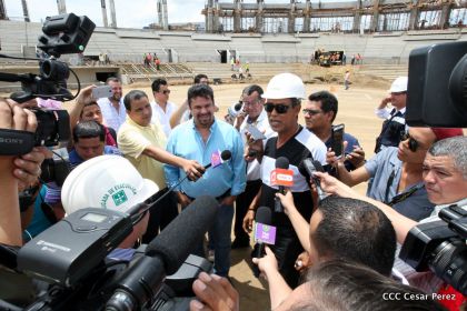 Recorrido por la construcción del Nuevo Estadio Nacional de Béisbol