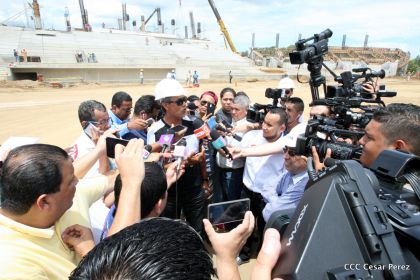 Recorrido por la construcción del Nuevo Estadio Nacional de Béisbol