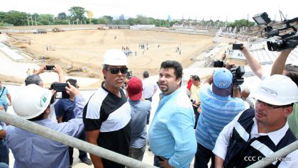 Recorrido por la construcción del Nuevo Estadio Nacional de Béisbol