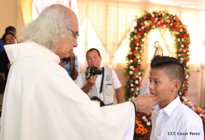 Celebran a Virgen de La Merced en Mateare