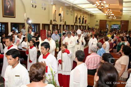 Misa del Cardenal Leopoldo Brenes en honor a San Francisco de Asís