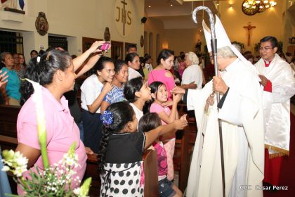 Misa del Cardenal Leopoldo Brenes en honor a San Francisco de Asís