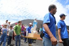 Procesión a Cerro Negro por 66 años de Gritería Chiquita