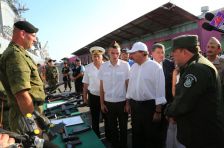 Daniel y Rosario despiden a tripulación de Buque Ruso "Moskva"