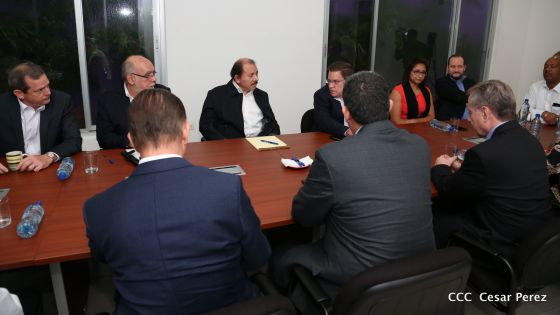 Comandante Daniel se reúne con presidentes de Cámaras de Comercio de Centroamérica