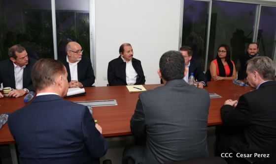 Comandante Daniel se reúne con presidentes de Cámaras de Comercio de Centroamérica