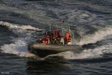 Daniel y Rosario despiden a tripulación de Buque Ruso "Moskva"