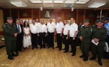 Daniel y Rosario despiden a tripulación de Buque Ruso "Moskva"