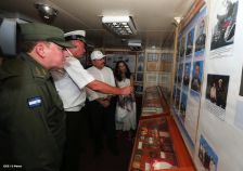 Daniel y Rosario despiden a tripulación de Buque Ruso "Moskva"