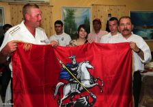 Daniel y Rosario despiden a tripulación de Buque Ruso "Moskva"
