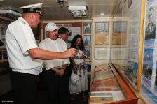 Daniel y Rosario despiden a tripulación de Buque Ruso "Moskva"