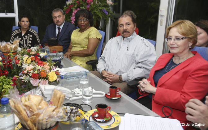 Presidente Daniel se reúne con Ministra de Salud de la Federación de Rusia y con Directora de la OPS