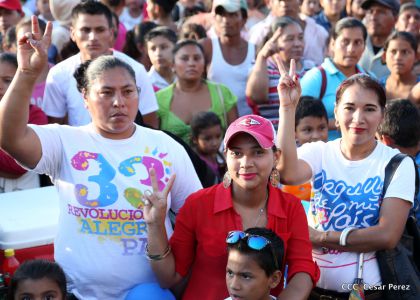 Familias de Boaco participan en Caminata de la Buena Esperanza