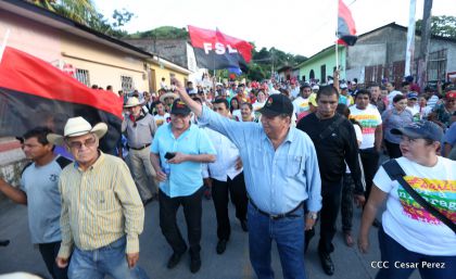 Familias de Boaco participan en Caminata de la Buena Esperanza