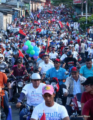 Familias de Boaco participan en Caminata de la Buena Esperanza