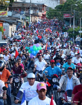 Familias de Boaco participan en Caminata de la Buena Esperanza