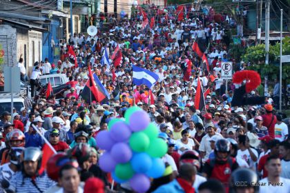 Familias de Boaco participan en Caminata de la Buena Esperanza