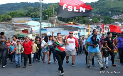 Familias de Boaco participan en Caminata de la Buena Esperanza