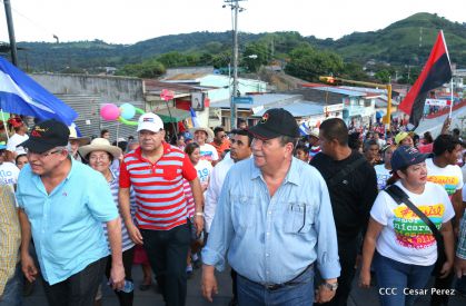 Familias de Boaco participan en Caminata de la Buena Esperanza