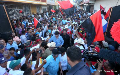 Familias de Boaco participan en Caminata de la Buena Esperanza