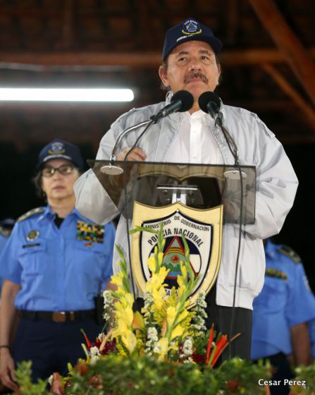 Presidente Daniel entrega nuevas unidades de transporte a la Policía Nacional para fortalecer la Seguridad de las Familias Nicaragüenses