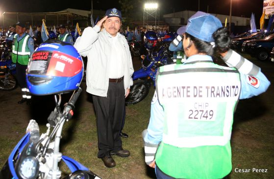 Presidente Daniel entrega nuevas unidades de transporte a la Policía Nacional para fortalecer la Seguridad de las Familias Nicaragüenses