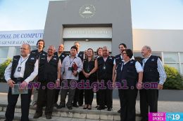 Invitados electorales visitan Centro de Cómputos del CSE