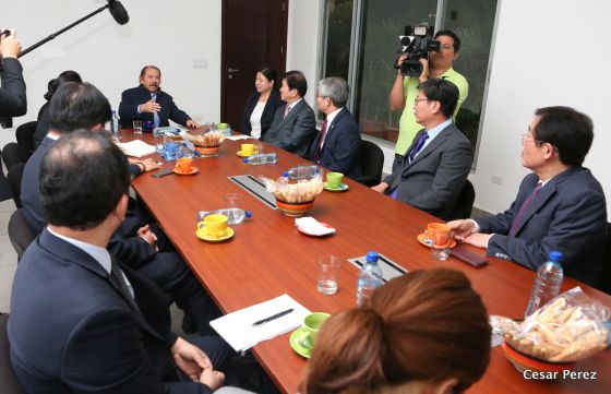 Presidente Daniel se reúne con el Vicepresidente de la Asamblea Nacional de Corea, Sr. Byeong-Seung Park